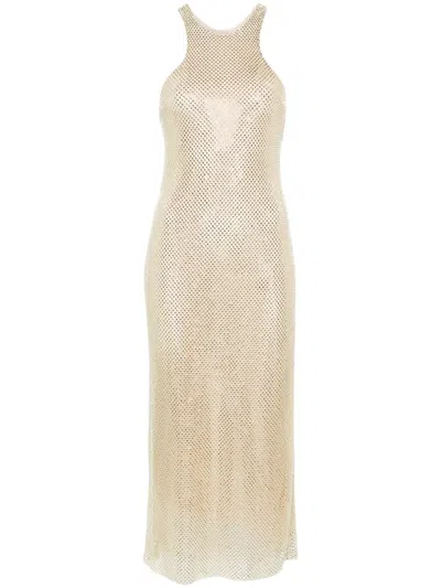 Philosophy Di Lorenzo Serafini Midi Dress Draped In Green