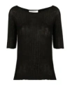 Philosophy Di Lorenzo Serafini Ribbed-knit Top In Black