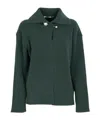 Philosophy Di Lorenzo Serafini Ribbed Long Sleeve Casual Jacket In Green
