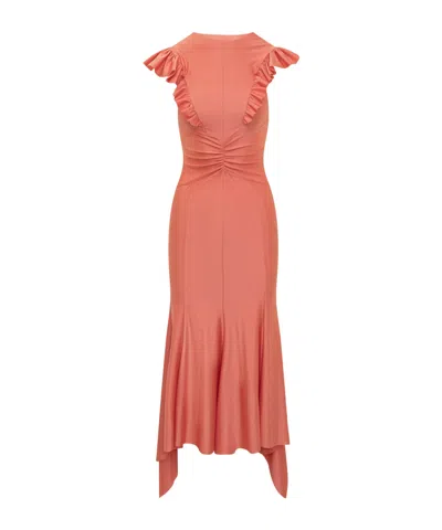 Philosophy Di Lorenzo Serafini Ruched Detailed Midi Dress