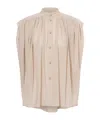 Philosophy Di Lorenzo Serafini Ruched Sleeveless Top In Brown