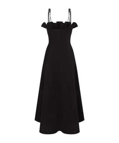 Philosophy Di Lorenzo Serafini Ruffle-detailed Flared Midi Dress