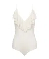 Philosophy Di Lorenzo Serafini Ruffled Wool-blend Lace Bodysuit