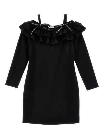 PHILOSOPHY DI LORENZO SERAFINI RUFFLED OFF-SHOULDER DRESS