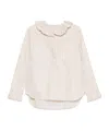 Philosophy Di Lorenzo Serafini Striped Shirt With Ruffles In Neutral