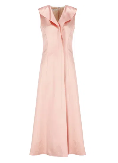 PHILOSOPHY DI LORENZO SERAFINI SATIN DRESS