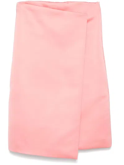 PHILOSOPHY DI LORENZO SERAFINI SATIN DRESS