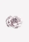 Philosophy Di Lorenzo Serafini Satin Floral Brooch In Silver