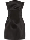 Philosophy Di Lorenzo Serafini Strapless Duchesse Mini Dress In Black