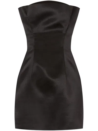 PHILOSOPHY DI LORENZO SERAFINI SATIN MINI DRESS