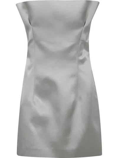 Philosophy Di Lorenzo Serafini Satin Mini Dress In Green