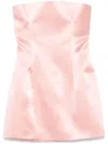 Philosophy Di Lorenzo Serafini Satin Mini Sdress In Pink