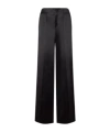 Philosophy Di Lorenzo Serafini Satin Wide-leg Pants In Black