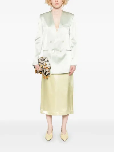 Philosophy Di Lorenzo Serafini Satined Blazer In Green