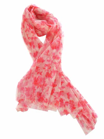 Philosophy Di Lorenzo Serafini Scarf  Abstract Made Of Tulle In White