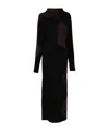 Philosophy Di Lorenzo Serafini Scoop Back Long Knitted Dress In Black