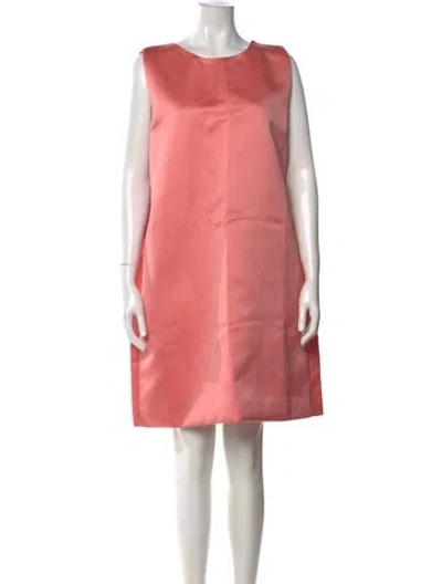Pre-owned Philosophy Di Lorenzo Serafini Scoop Neck Mini Dress W/ Tags In Pink