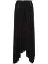 Philosophy Di Lorenzo Serafini Stretch Tulle Long Skirt In Black