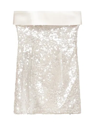 Philosophy Di Lorenzo Serafini Sequins Dress In Metallic