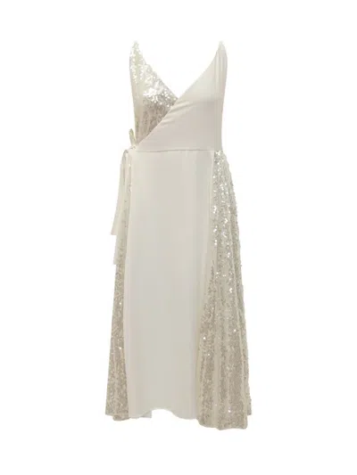 Philosophy Di Lorenzo Serafini Sequin Dress In White