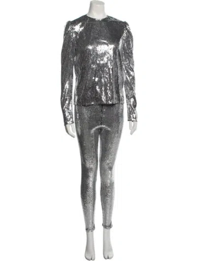 Pre-owned Philosophy Di Lorenzo Serafini Sequin Embellishments Pant Set In Multi