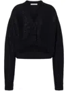 Philosophy Di Lorenzo Serafini V-neck Sequinned Cardigan In Black