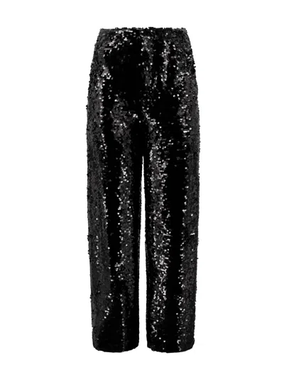 Philosophy Di Lorenzo Serafini Sequined Trousers In Black