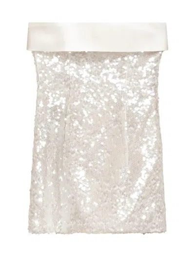 Philosophy Di Lorenzo Serafini Sequins Dress In Neutral
