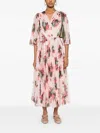 Philosophy Di Lorenzo Serafini Serafini Maxi Dress In Pink
