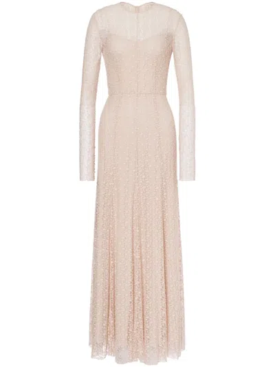 Philosophy Di Lorenzo Serafini Sheer Gown In Pink