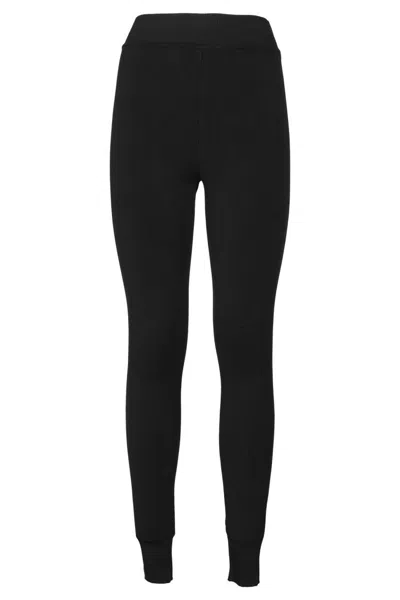 Philosophy Di Lorenzo Serafini Shiny Viscose Pants With Elastic Waistband In Black