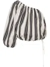 Philosophy Di Lorenzo Serafini One-shoulder Top In Beige