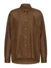 Philosophy Di Lorenzo Serafini Hemd Aus Seide In Brown