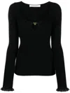 Philosophy Di Lorenzo Serafini Suéter Con Escote Barco - Negro In Black