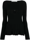 Philosophy Di Lorenzo Serafini Suéter Con Escote Barco - Negro In Black