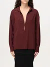 Philosophy Di Lorenzo Serafini Crepe Blouse In Braun