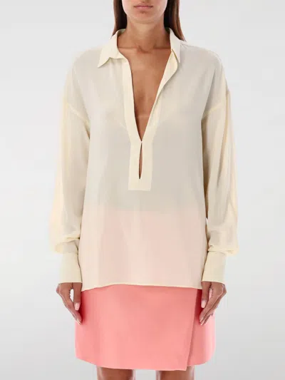 PHILOSOPHY DI LORENZO SERAFINI SHIRT PHILOSOPHY DI LORENZO SERAFINI WOMAN COLOR IVORY,F90262044