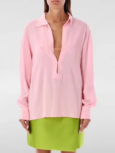 PHILOSOPHY DI LORENZO SERAFINI SHIRT PHILOSOPHY DI LORENZO SERAFINI WOMAN COLOR PINK,F90262010