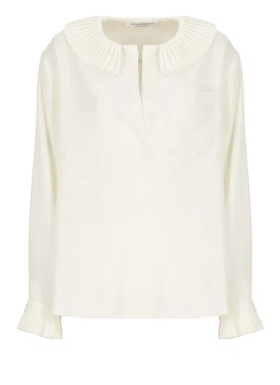 Philosophy Di Lorenzo Serafini Shirt With Chest Pockets In Neutrals