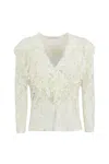 Philosophy Di Lorenzo Serafini Shirt With Ruffles In Bianco