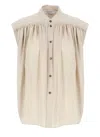 Philosophy Di Lorenzo Serafini Cappuccino Polyester Blend Shirt In Neutral