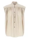 Philosophy Di Lorenzo Serafini Cappuccino Polyester Blend Shirt In Neutral