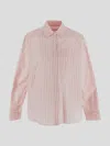 Philosophy Di Lorenzo Serafini Striped Shirt In Fantasia Rosa