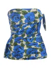 Philosophy Di Lorenzo Serafini Bustier Top Philosophy Flower Bloom In Lycra In Multicolor
