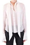 Philosophy Di Lorenzo Serafini Raw-edge Long-sleeve Shirt In White