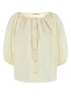 Philosophy Di Lorenzo Serafini Ivory Polyester Blend Shirt In White