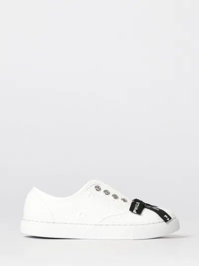 Philosophy Di Lorenzo Serafini Kids' シューズ  ボーイ カラー クリーム In White