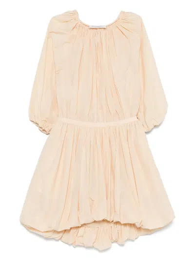 Philosophy Di Lorenzo Serafini Short Sleeve Dress In Neutral