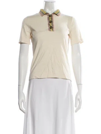 Pre-owned Philosophy Di Lorenzo Serafini Short Sleeve Polo In Neutral