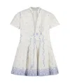 Philosophy Di Lorenzo Serafini Printed Short-sleeve A-line Mini Dress In White
